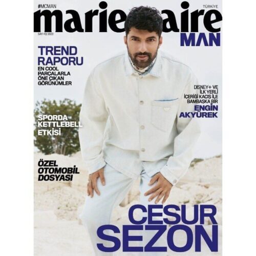 STAR DE COUVERTURE (Interview avec le magazine Marie Claire Man (No. 10 de juillet 2022)