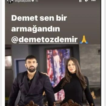 Engin Akyürek a interpellé Demet Özdemir, sa partenaire dans Adım Farah : « Tu étais un cadeau »