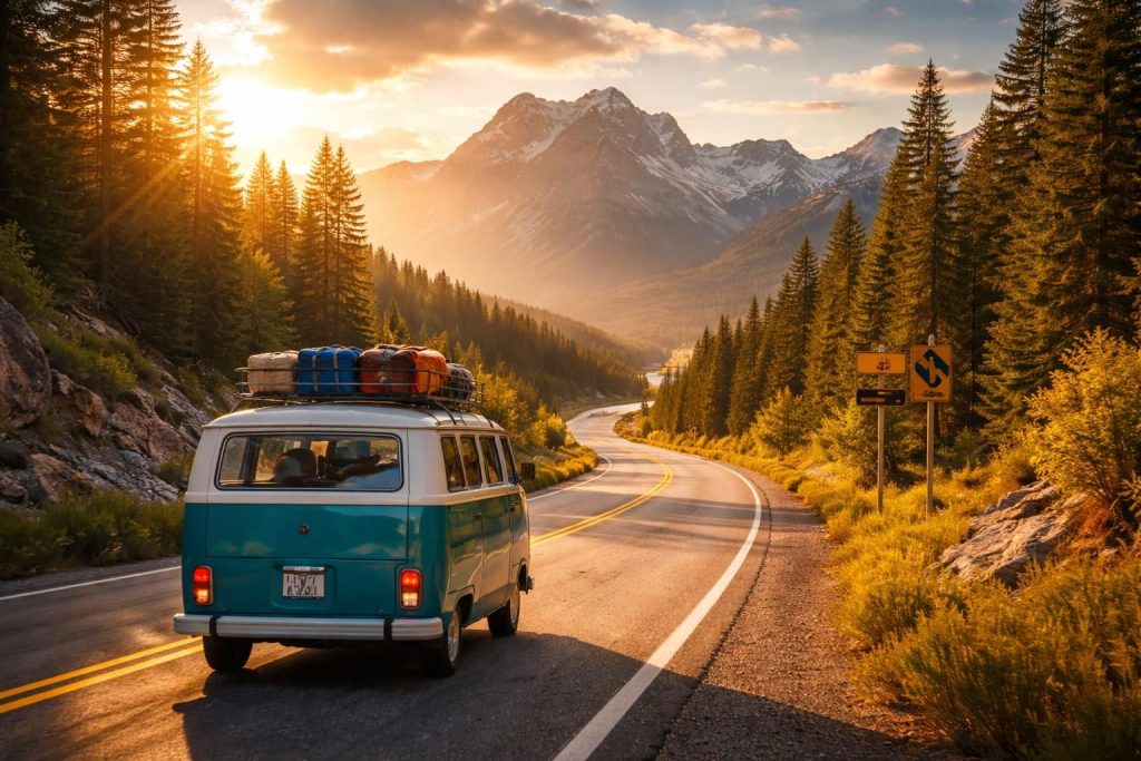 explorez le concept de road trip et vivez une aventure unique sur les routes à travers des paysages magnifiques et des rencontres inoubliables.