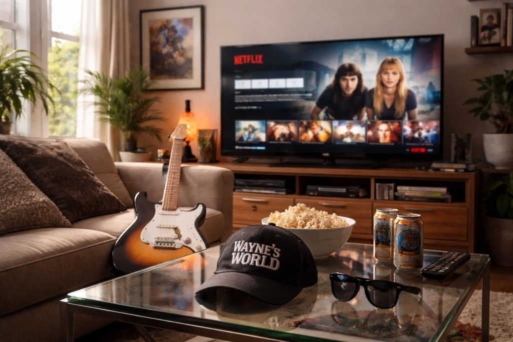 découvrez où regarder en streaming le film culte wayne's world sur netflix et autres plateformes légales pour profiter de cette comédie incontournable.