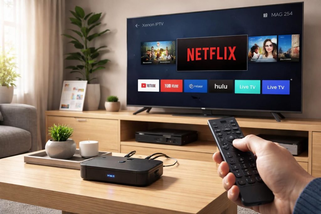 découvrez comment installer netflix sur le décodeur mag 254 avec xenon iptv. guide complet, avis d'utilisateurs et tarifs pour profiter de vos contenus préférés facilement.
